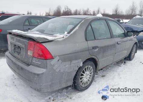 2005 Honda Civic Ex z USA, uszkodzony, nr VIN 2HGES25745H537914